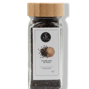 Poivre noir de Penja en grains, 65g