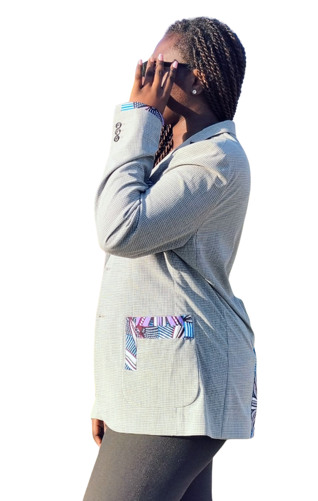 Blazer unisexe customisé M/L. Pièce unique – Image 2