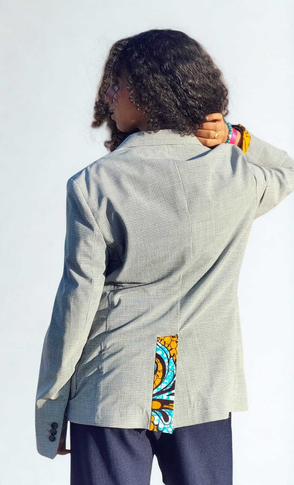 Blazer unisexe customisé pièce unique / taille 48 – Image 3
